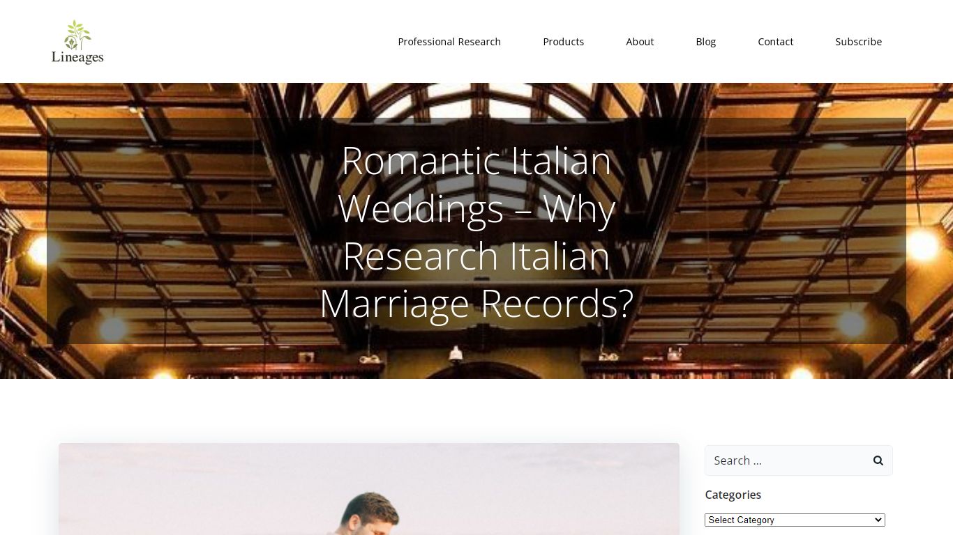 How to Search Italian Marriage Records - Lineages