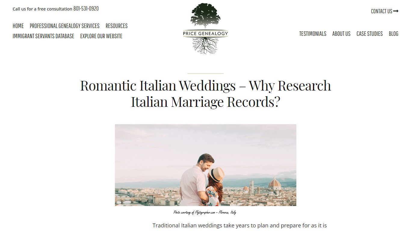 How to Search for Italian Marriage Records - Price Genealogy